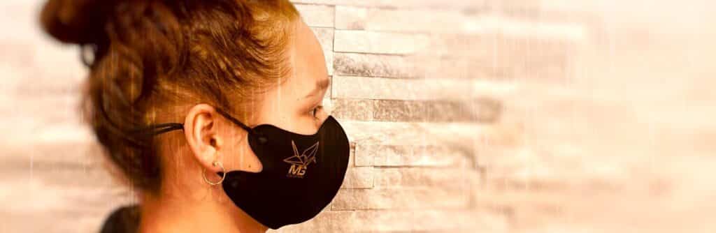 Korduvkasutatav näomask ettevõtte logoga