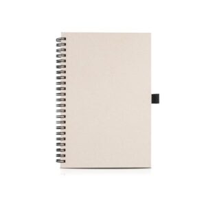 Ringiga A5 märkmik, mis on valmistatud ümbertöödeldud piimapakenditest / Milknote