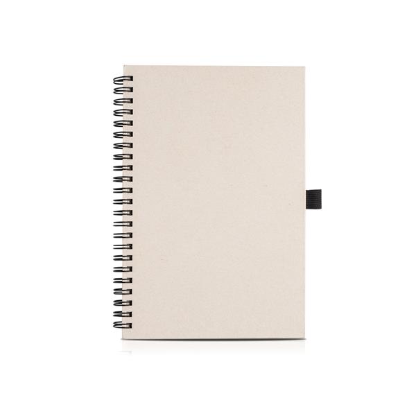 Ringiga A5 märkmik, mis on valmistatud ümbertöödeldud piimapakenditest / Milknote